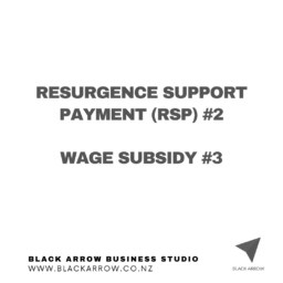 Resurgence Support Payment (RSP) #2 & Wage subsidy #3