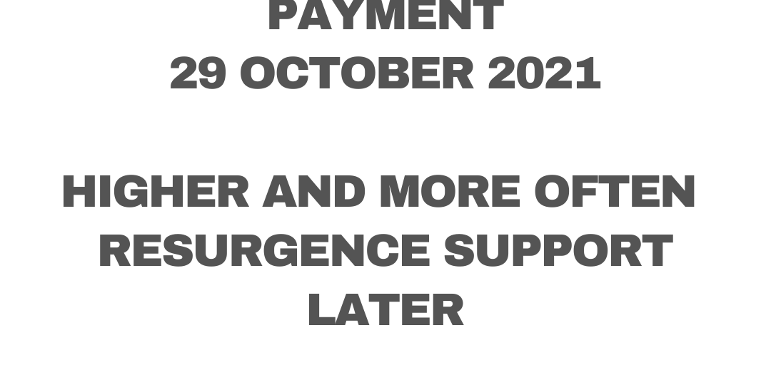 Resurgence Support Payment Changes